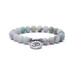 Mala Bracelet Amazon Stone with Ohm Symbol