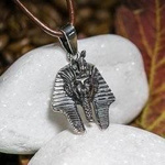 Maske des Pharao Tutanchamun Talisman aus Silber 925