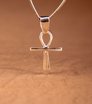 Kreuz des Atlantis 1,7cm Schutz Talisman aus 925er Silber