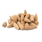 10 pcs. Back Flow Incense Cones - Vanilla