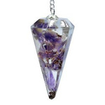 Orgonit Pendel aus Amethyst