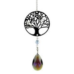 Feng Shui Decoration Tree of Life with Violet Sun Catcher