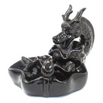 Back Flow Incense Burner -  Large Dragon Pool