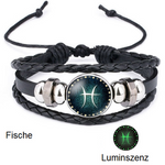 Fische - Lumineszenz Armband mit Sternzeichen