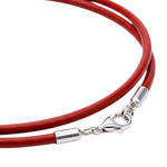 Lederband mit Verschluss aus Silber 925