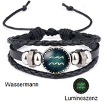 Wassermann - Lumineszenz Armband mit Sternzeichen