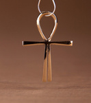 Kreuz des Atlantis aus Messing 4,5cm Schutz Talisman