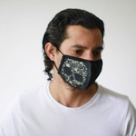 Reusable Fashion Face Mask - Flower Skull