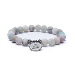 Mala Bracelet Amazon Stone with Buddha