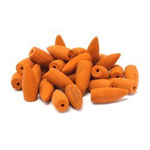 10 pcs. Back Flow Incense Cones - Amber