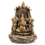 Ganesha with Lotus Flower Back Flow Incense Burner