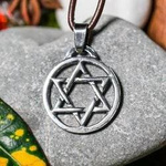 Hexagramm 2,3cm Talisman aus Silber 925