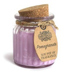 Pomegranate Soy Pot of Fragrance Candle