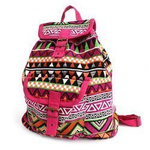 Jacquard Bag - Pink Backpack