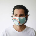 Reusable Fashion Face Mask - Rainbow