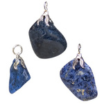 Gemstone pendant Dumortierite