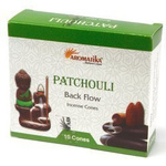 Patchouli - 10 x Aromatica Backflow Incense Cones