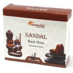 Sandalwood - 10 x Aromatica Backflow Incense Cones