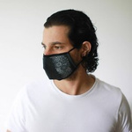 Reusable Fashion Face Mask - Black Elegance