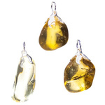 Gemstone pendant natural citrine