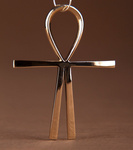 Kreuz des Atlantis aus Messing 6,8cm Schutz Talisman