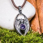 Heilige Auge mit Amethyst