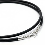 Lederband mit Verschluss aus Silber 925
